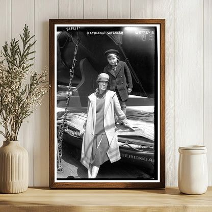 1929 Portrait of Kathleen Wheeler: A Flapper Era Icon