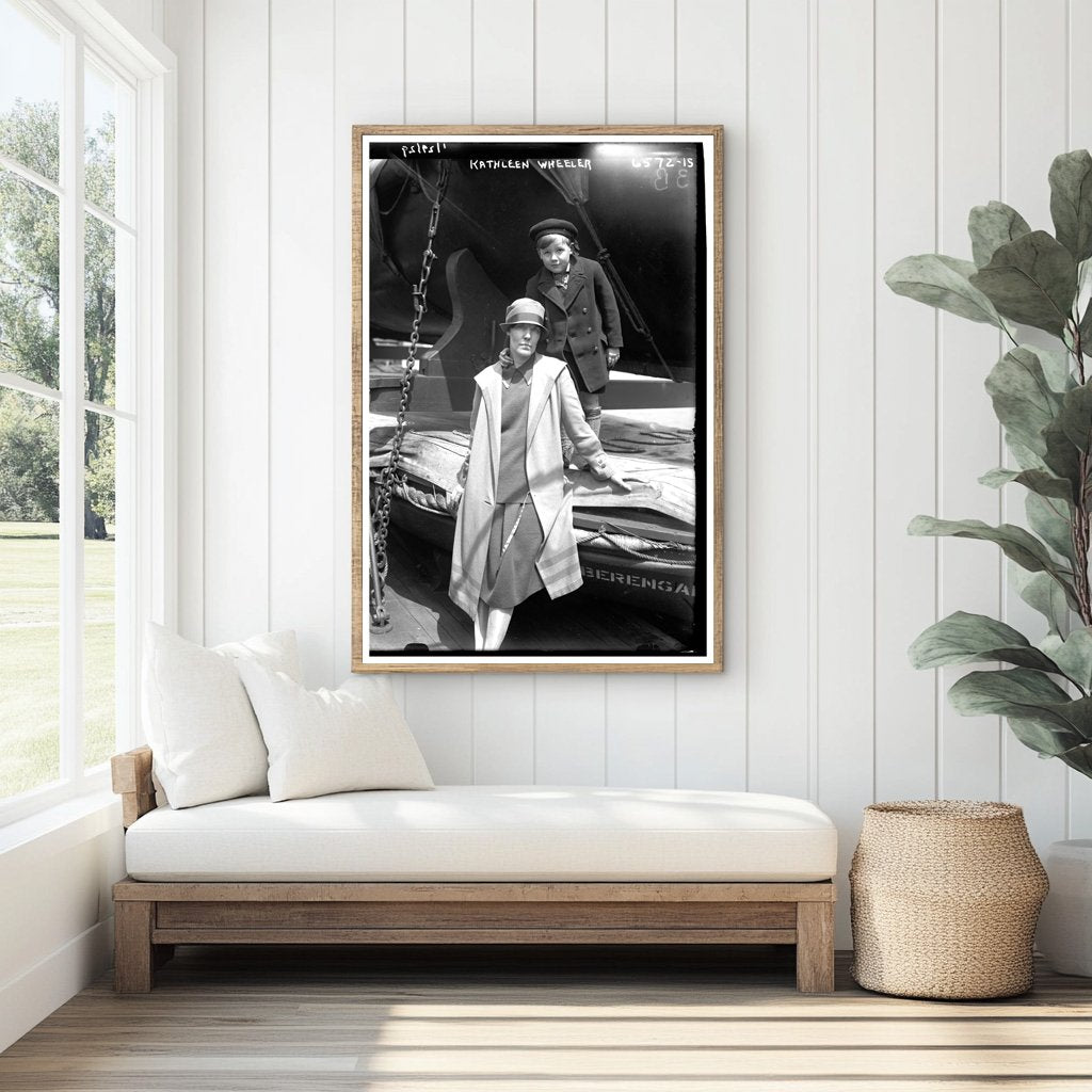 1929 Portrait of Kathleen Wheeler: A Flapper Era Icon