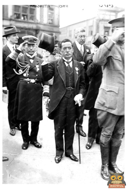 1917 Portrait of Takeshita & Ishii Amid Wars Turmoil