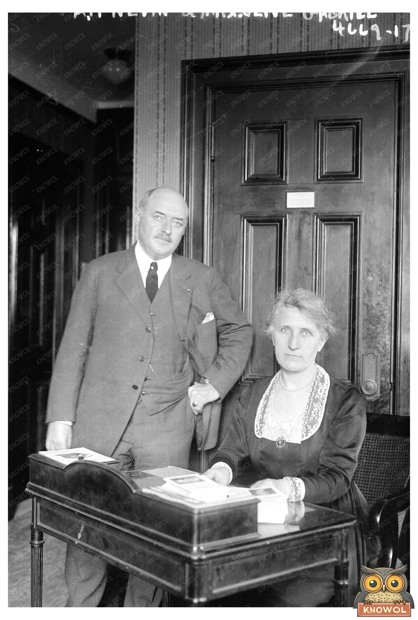 1929 Portrait of Influential Figures Nevin & Gabriel