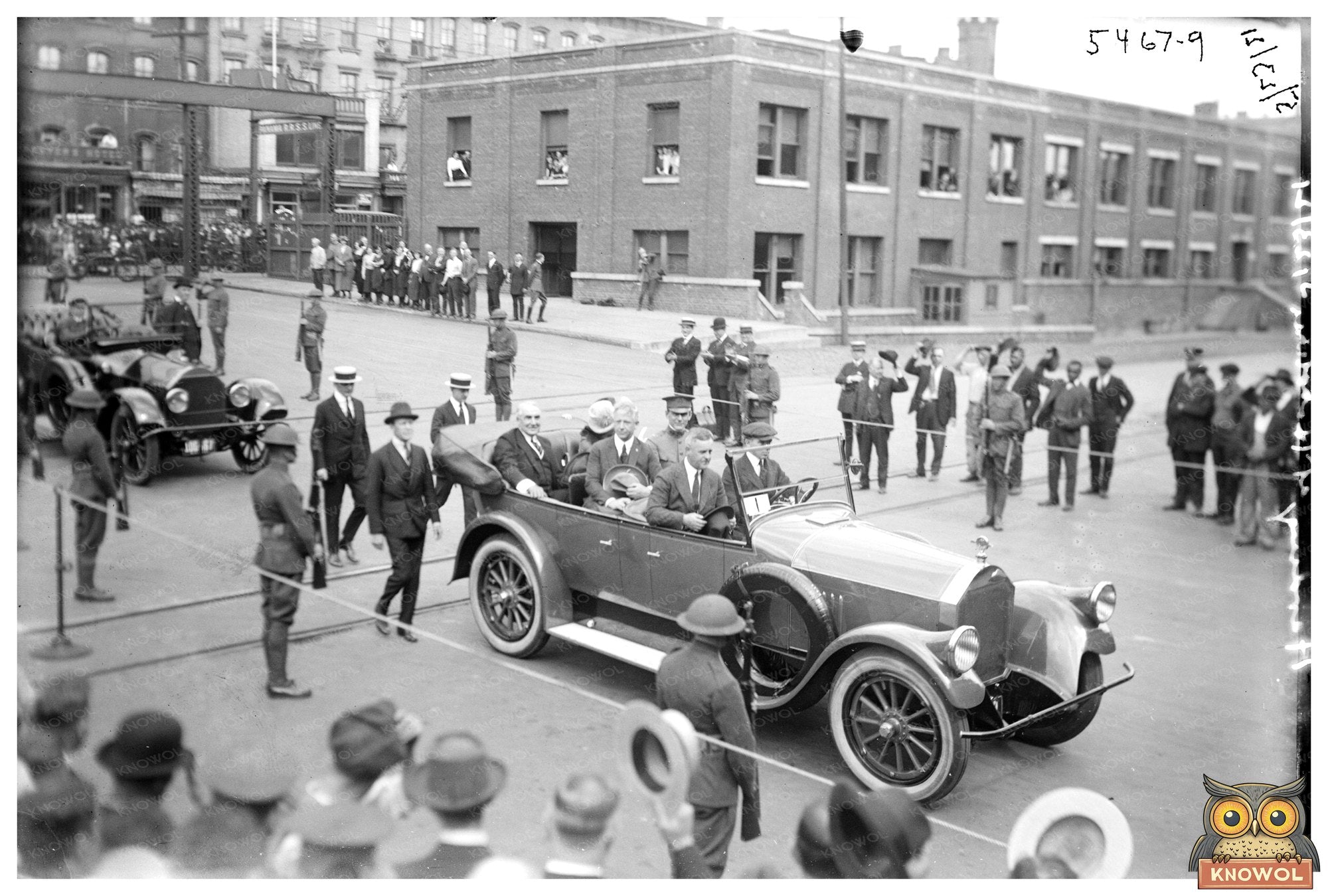 President Harding in Historic Public Procession