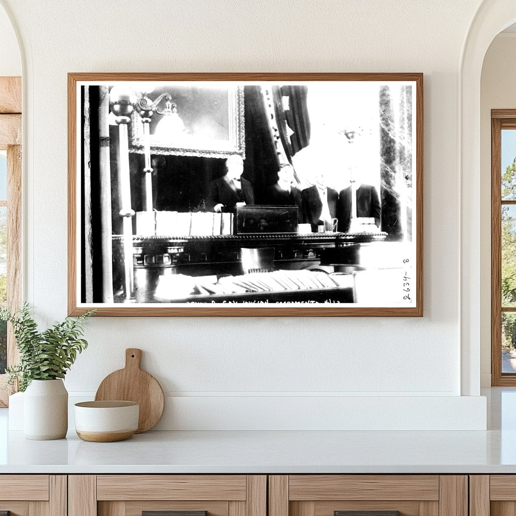 Historic 1913 Meeting of Bryan & Gov. Johnson in Sacramento