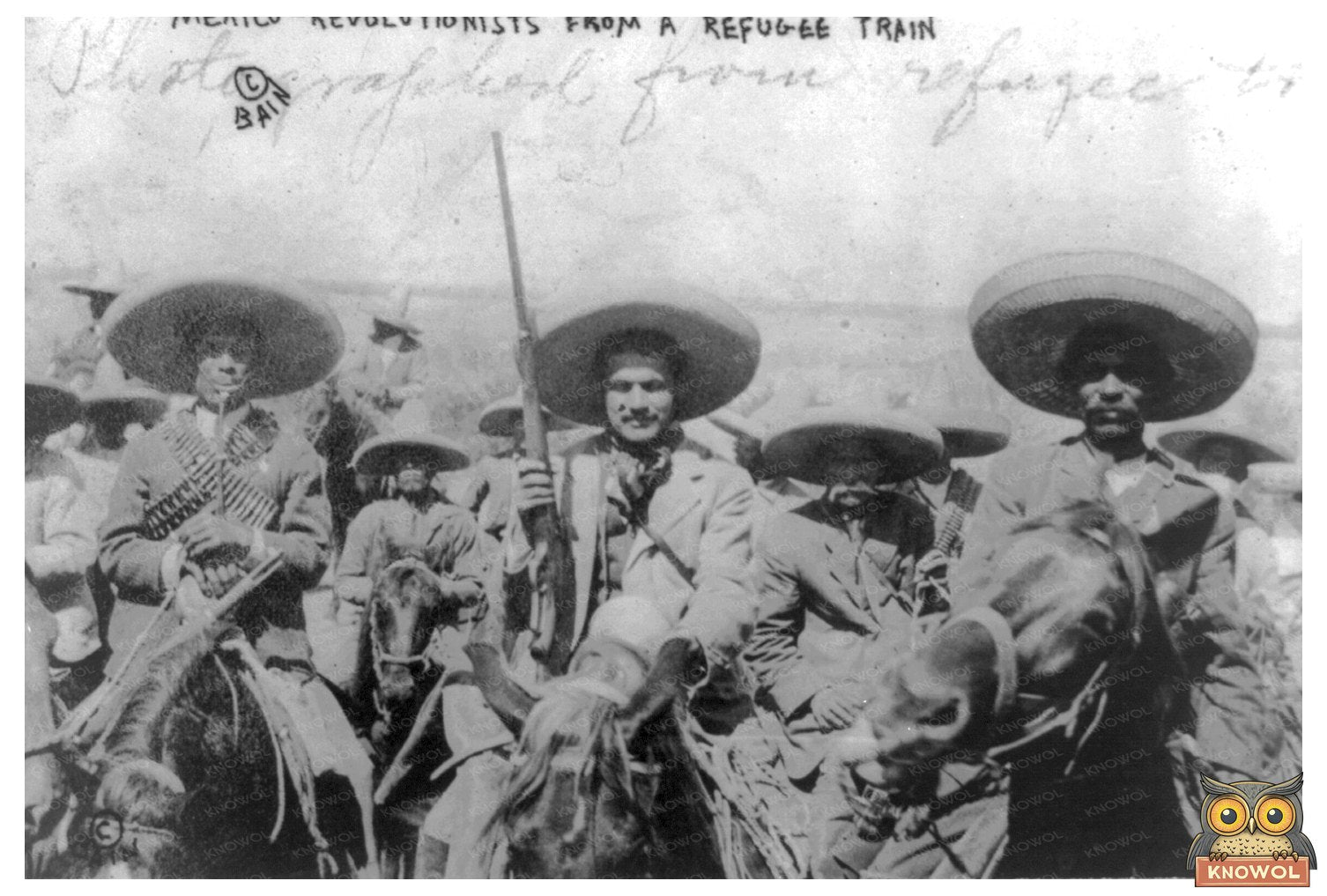 1912 Mexico: Insurrectos from a Refugee Train