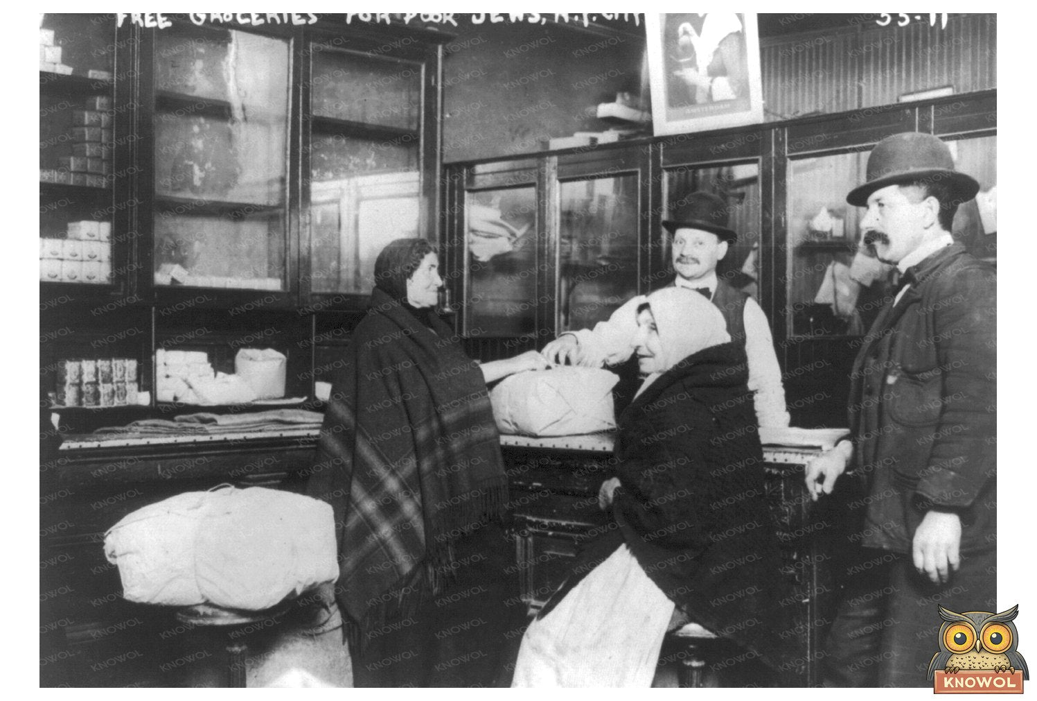 1908: Free Groceries for Struggling Jewish Families