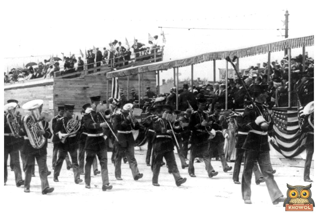 1909 Celebration Parade at Queensboro Bridge Opening