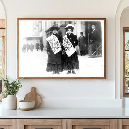 Brave Women Picketing: 1910 Ladies Tailors Strike