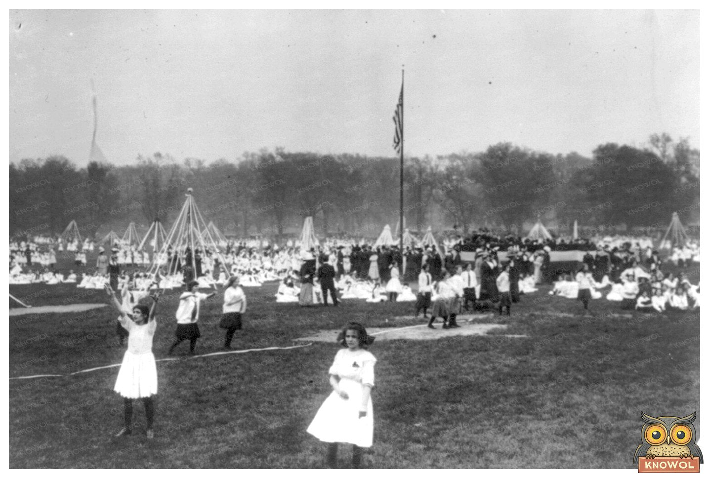 Whimsical Maypole Celebration in Historic Central Park