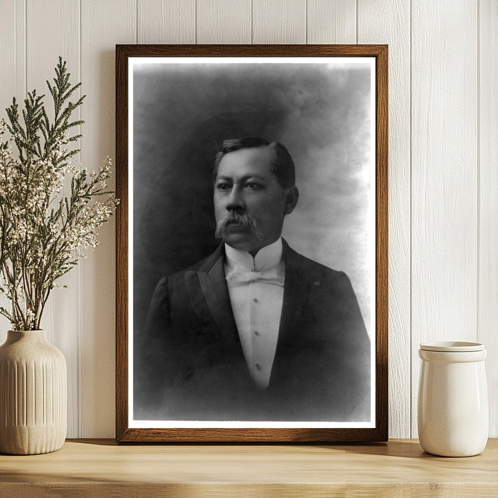 Vintage Portrait of an Early 20th Century Hawaiian Entrepren