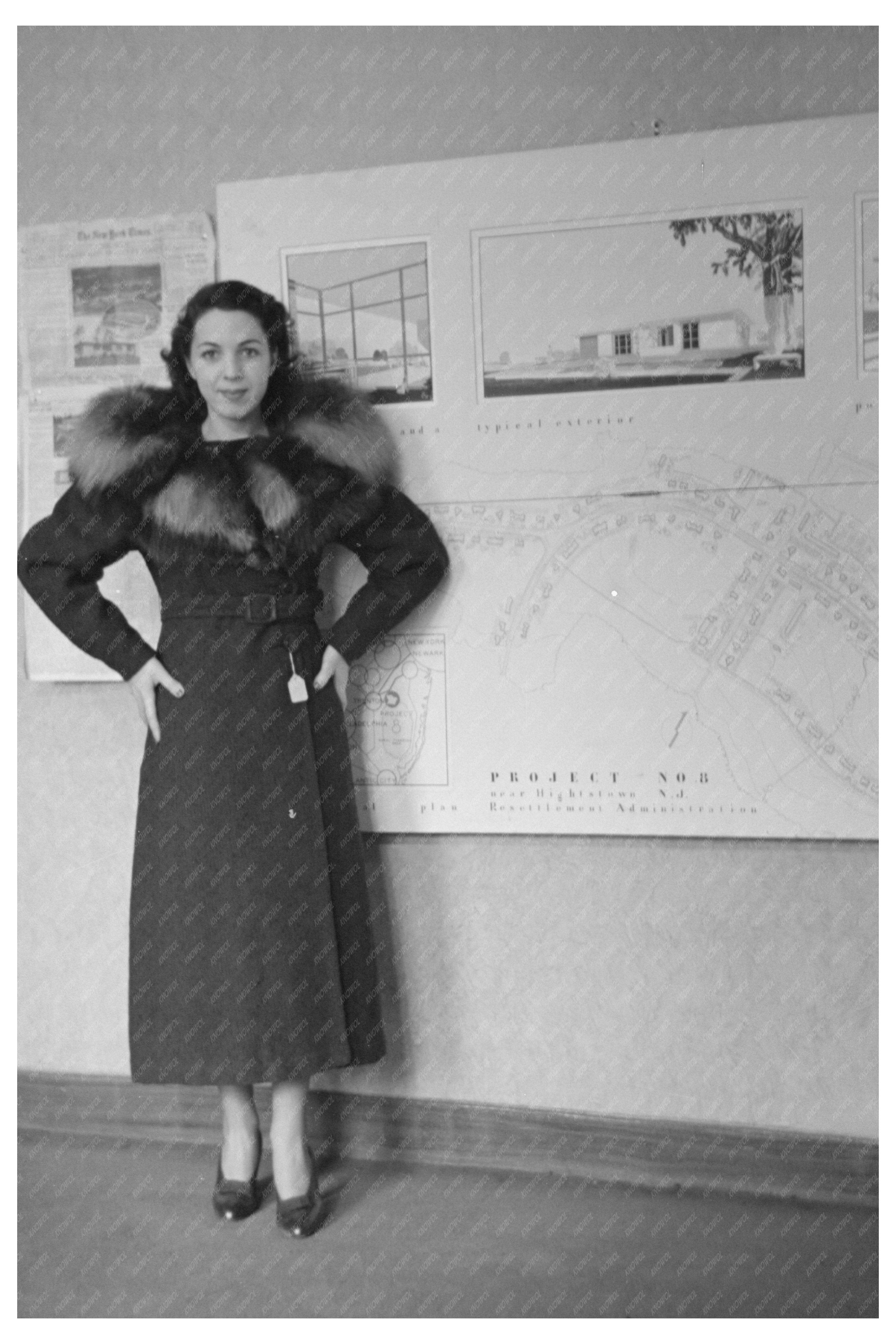 Jersey Homesteads Coat Display New York City 1936