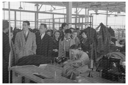 Visitors Touring New Jersey Homesteads Factory 1936