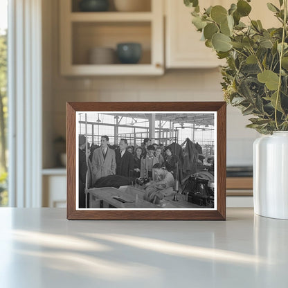 Visitors Touring New Jersey Homesteads Factory 1936