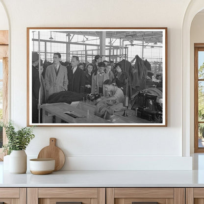 Visitors Touring New Jersey Homesteads Factory 1936