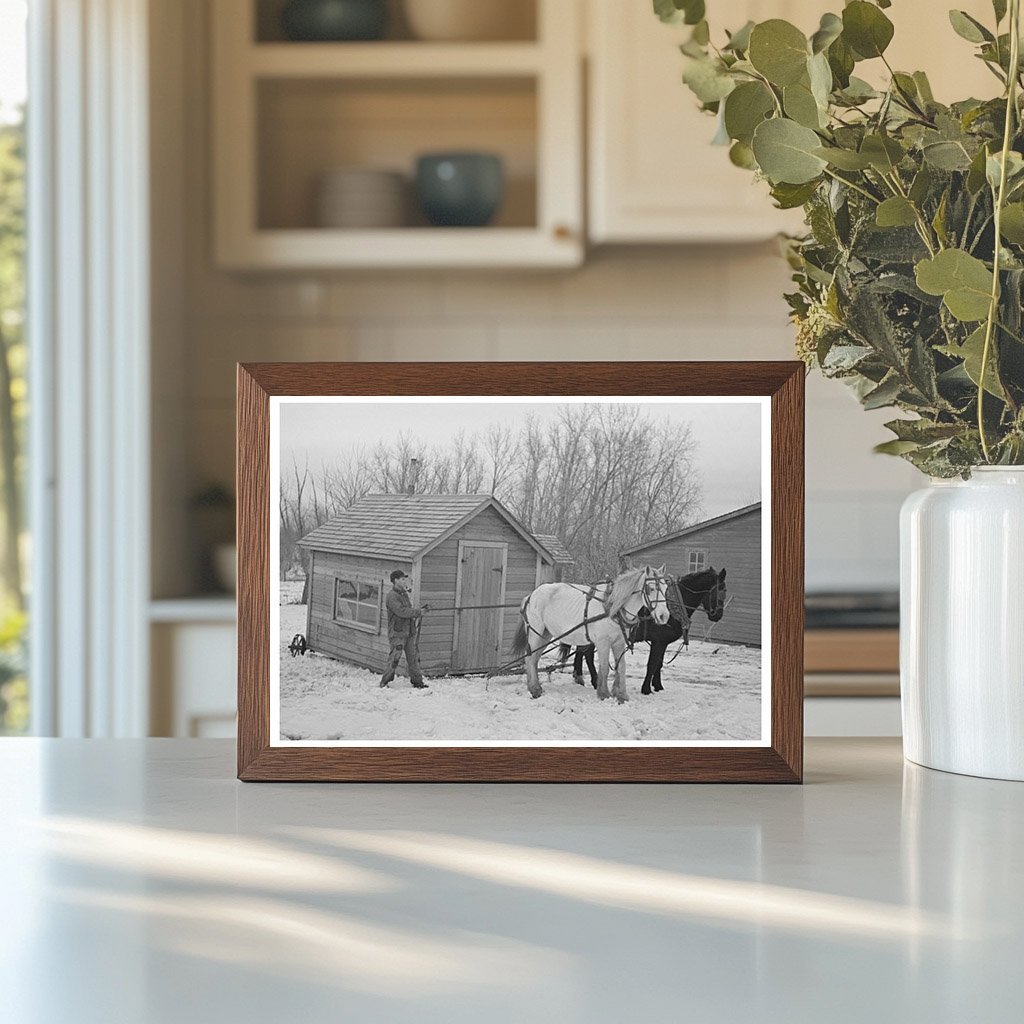 Transportable House on Roy Merriot Farm Iowa 1936