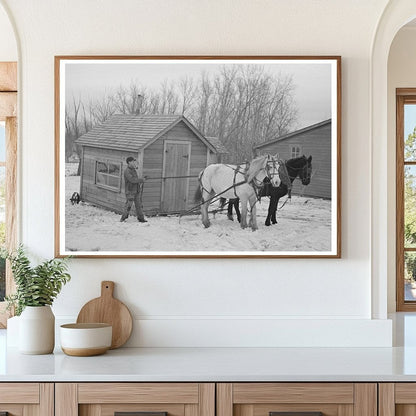 Transportable House on Roy Merriot Farm Iowa 1936