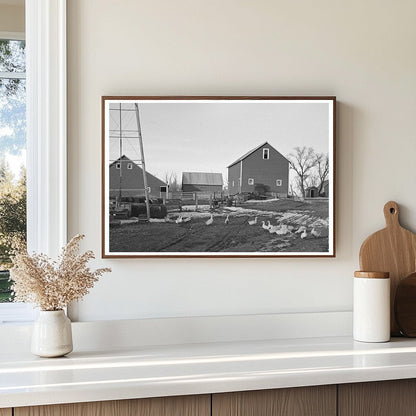 Bert Aldrich Farm in Dickens Iowa December 1936 Image