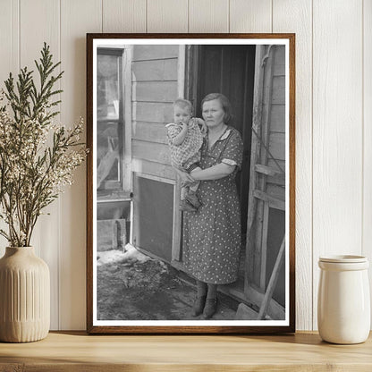 Mrs. Paul Rauhauser and Children in 1936 Ruthven Iowa