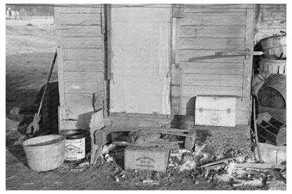 Shantytown Backyard Spencer Iowa December 1936