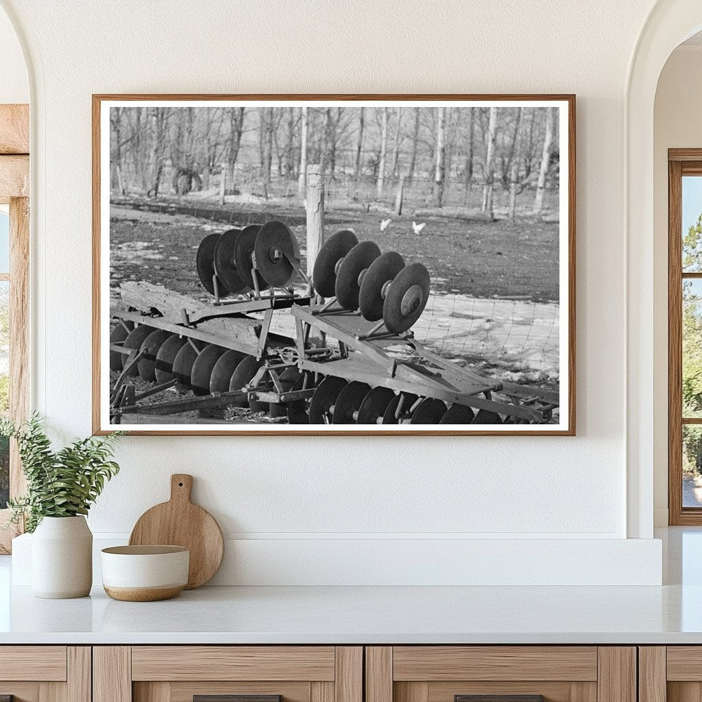 Discing Machine in Emmet County Iowa December 1936