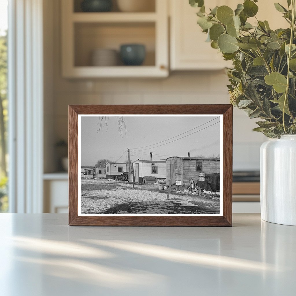 Shantytown Community in Spencer Iowa December 1936