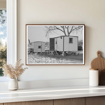 Shacks in Shantytown Spencer Iowa December 1936