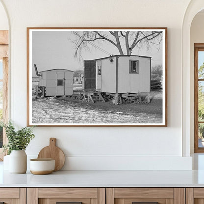 Shacks in Shantytown Spencer Iowa December 1936