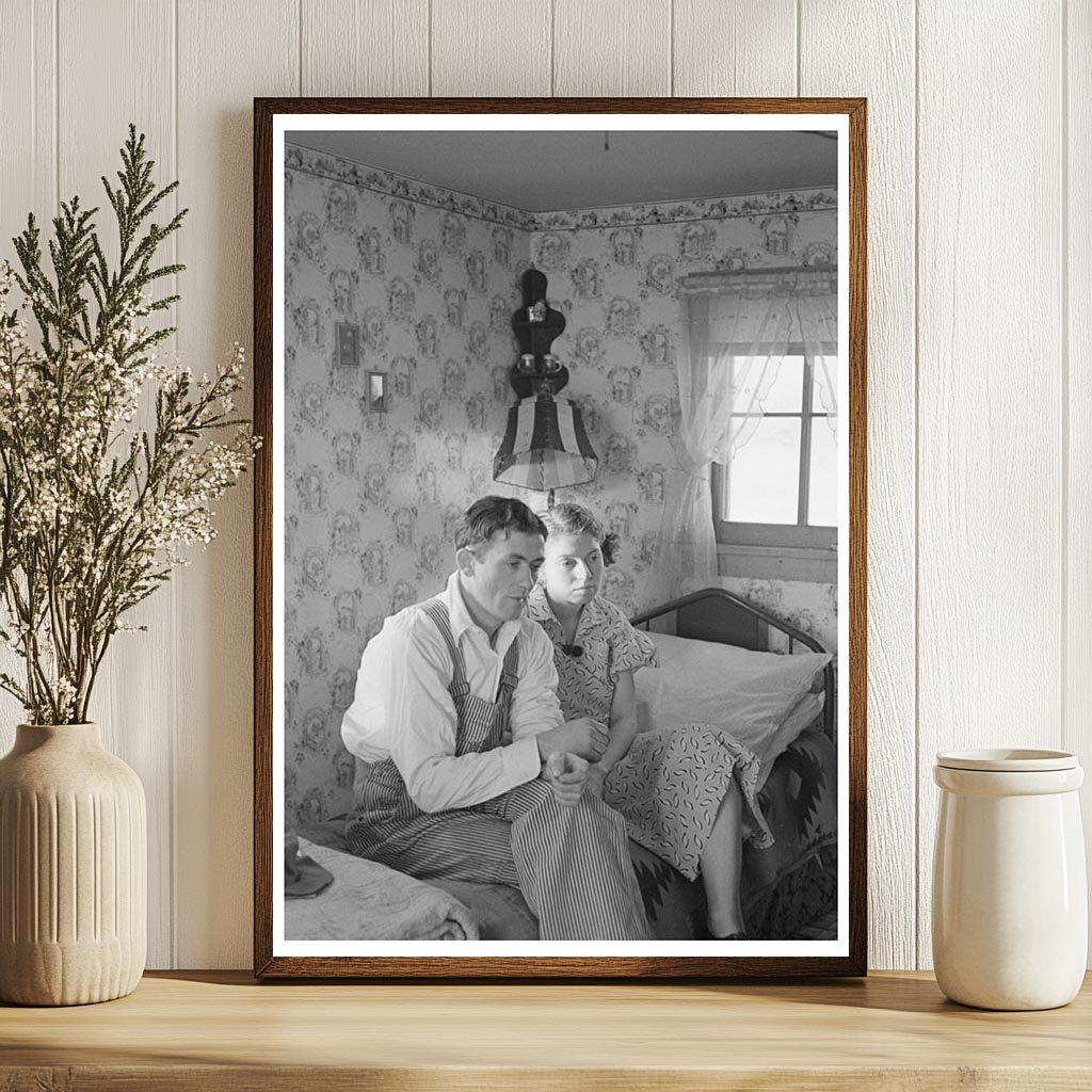 Shantytown Shack Interior Spencer Iowa December 1936