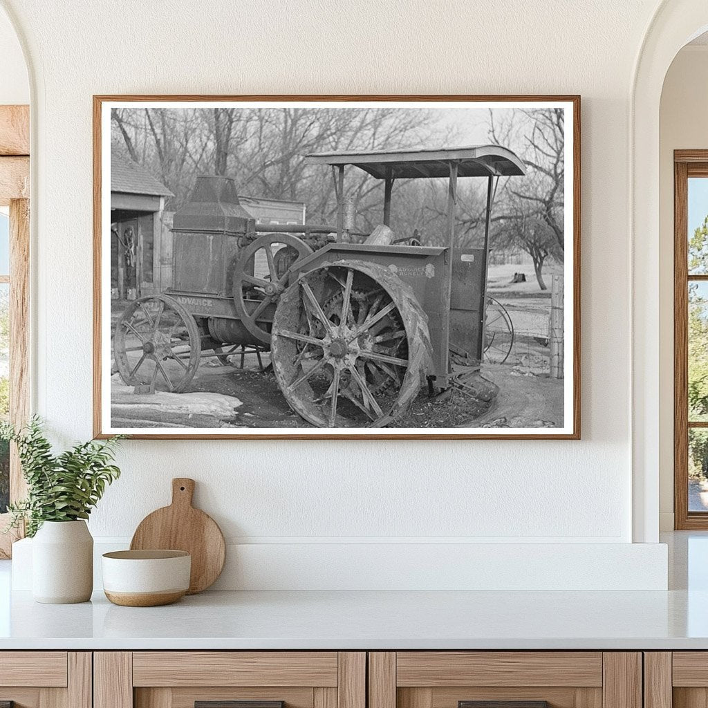 Tractor on Emmet County Farm December 1936