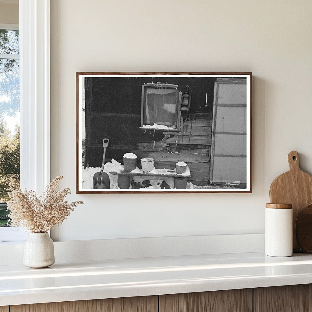 Rural Shack Housing Family near Dickens Iowa 1936