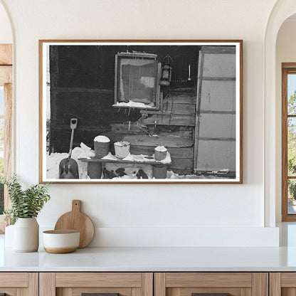 Rural Shack Housing Family near Dickens Iowa 1936