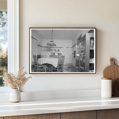 Levi Mills Farmhouse Dining Room Iowa 1936