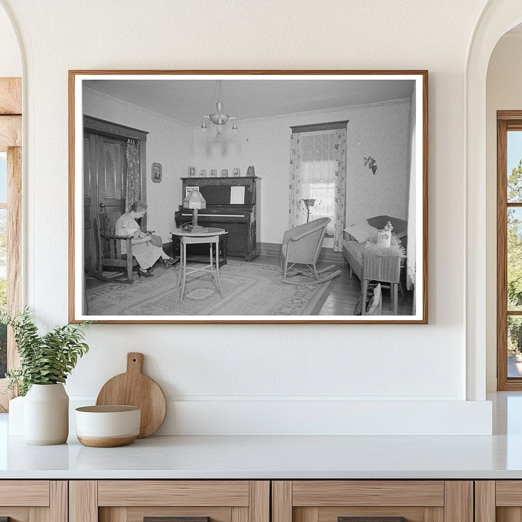 Levi Mills Farmhouse Living Room December 1936