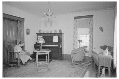 Levi Mills Farmhouse Living Room Iowa 1936