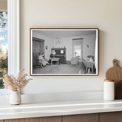 Levi Mills Farmhouse Living Room Iowa 1936