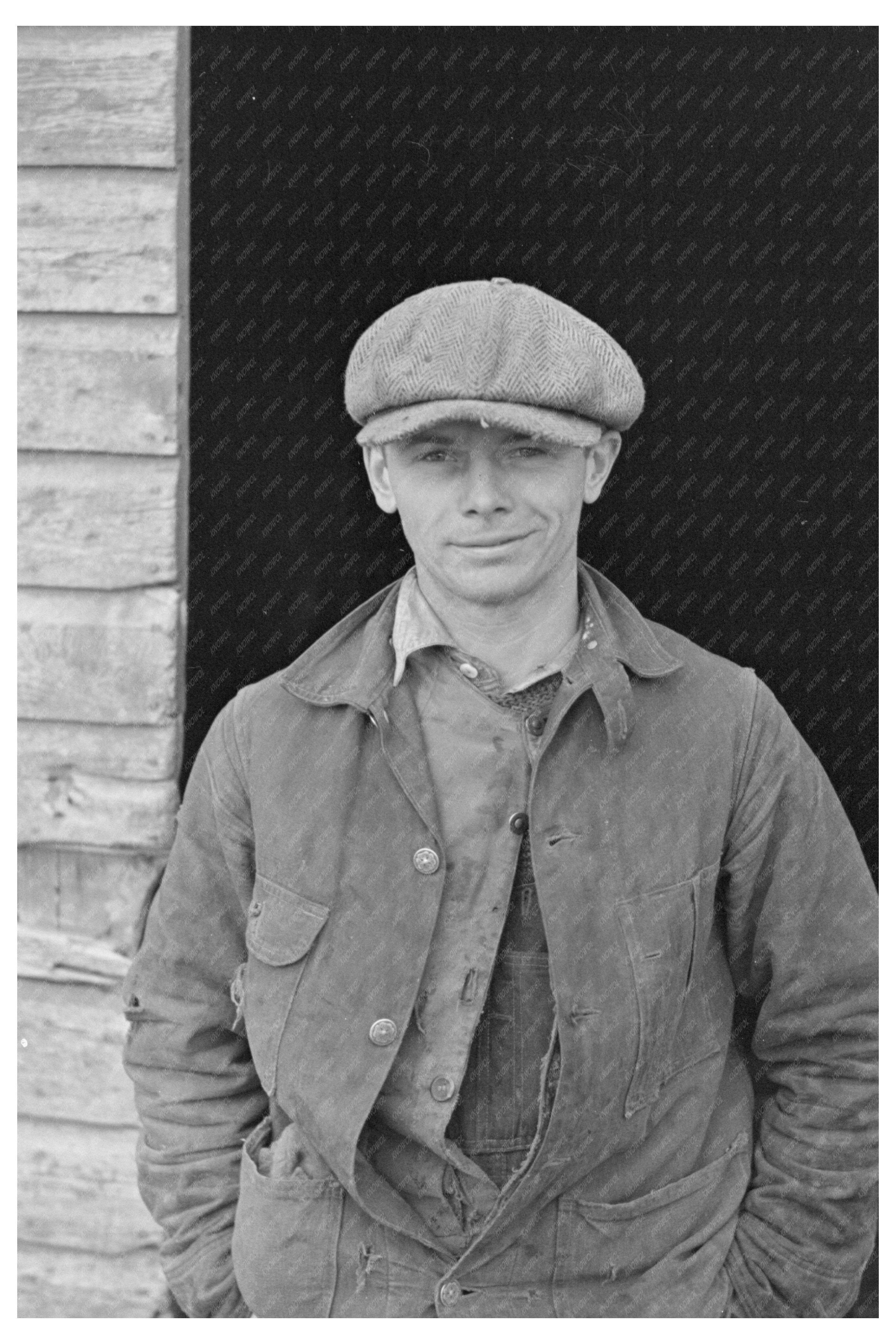 December 1936 Russell Natterstad Farm Life Iowa Image