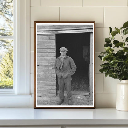 Russell Natterstad on Farm in Estherville Iowa 1936