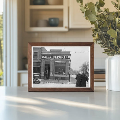 Vintage Street Scene in Spencer Iowa 1936