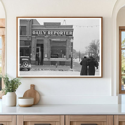 Vintage Street Scene in Spencer Iowa 1936