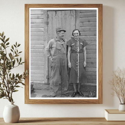 Mr and Mrs Roy Merriott on Farm Estherville Iowa 1936