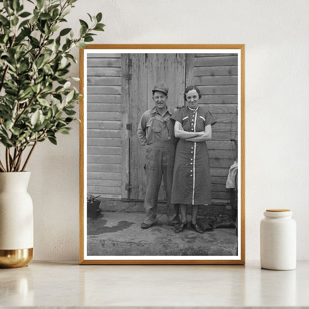 Roy and Mrs. Merriott on Iowa Farm December 1936