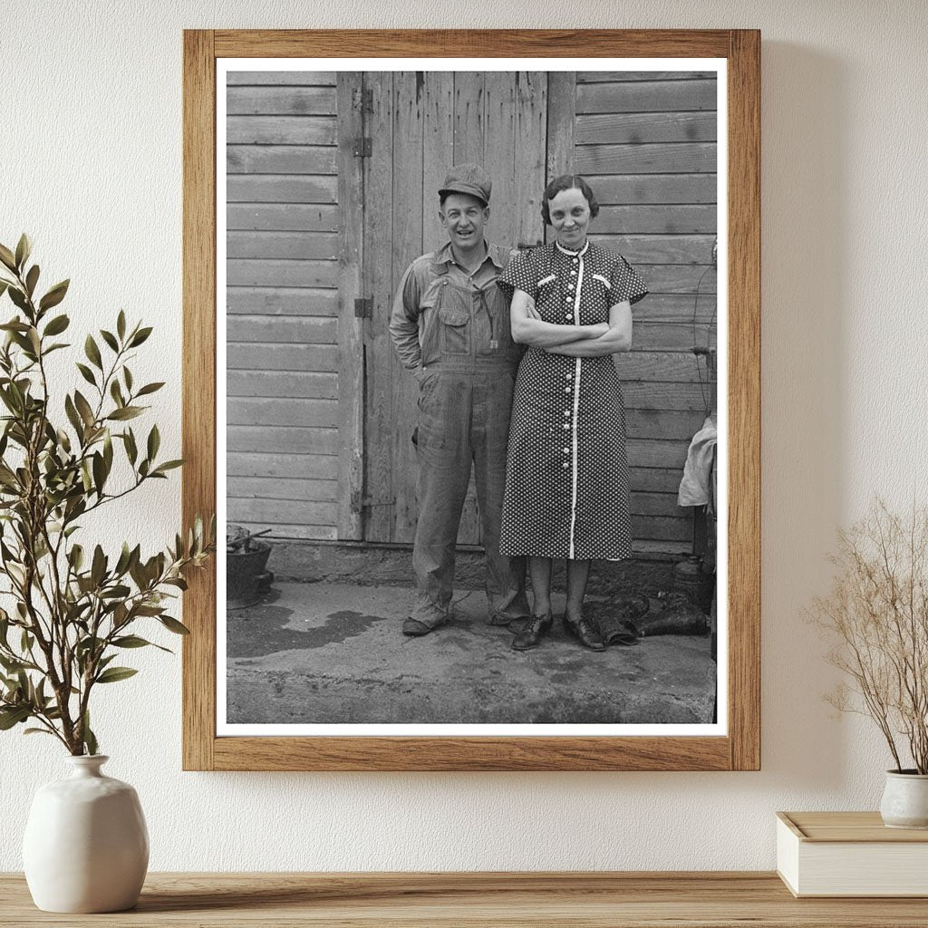 Roy and Mrs. Merriott on Iowa Farm December 1936