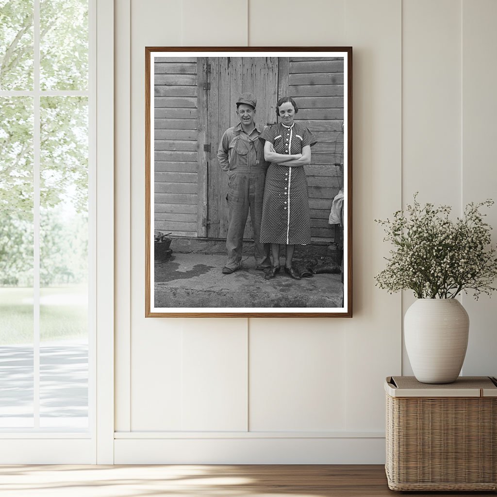 Roy and Mrs. Merriott on Iowa Farm December 1936