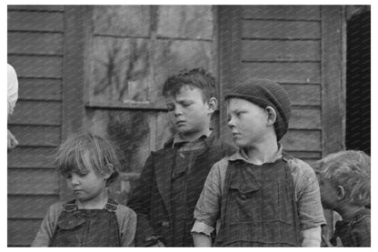 Moody Children in Rural Iowa December 1936