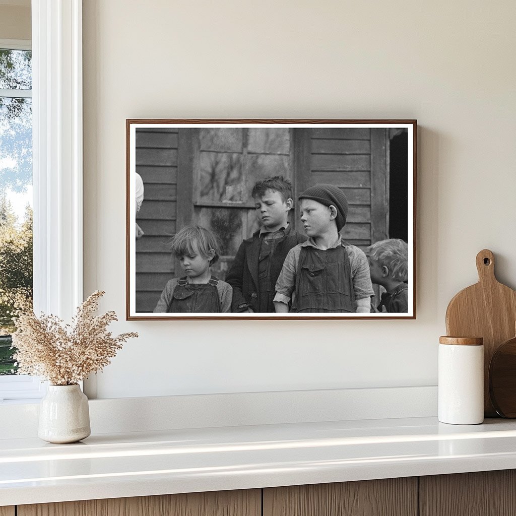 Moody Children in Rural Iowa December 1936