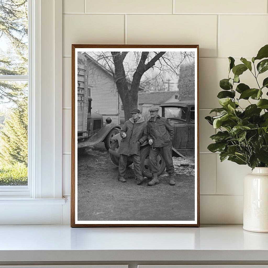 Farmers in Mapleton Iowa December 1936 Agricultural Life