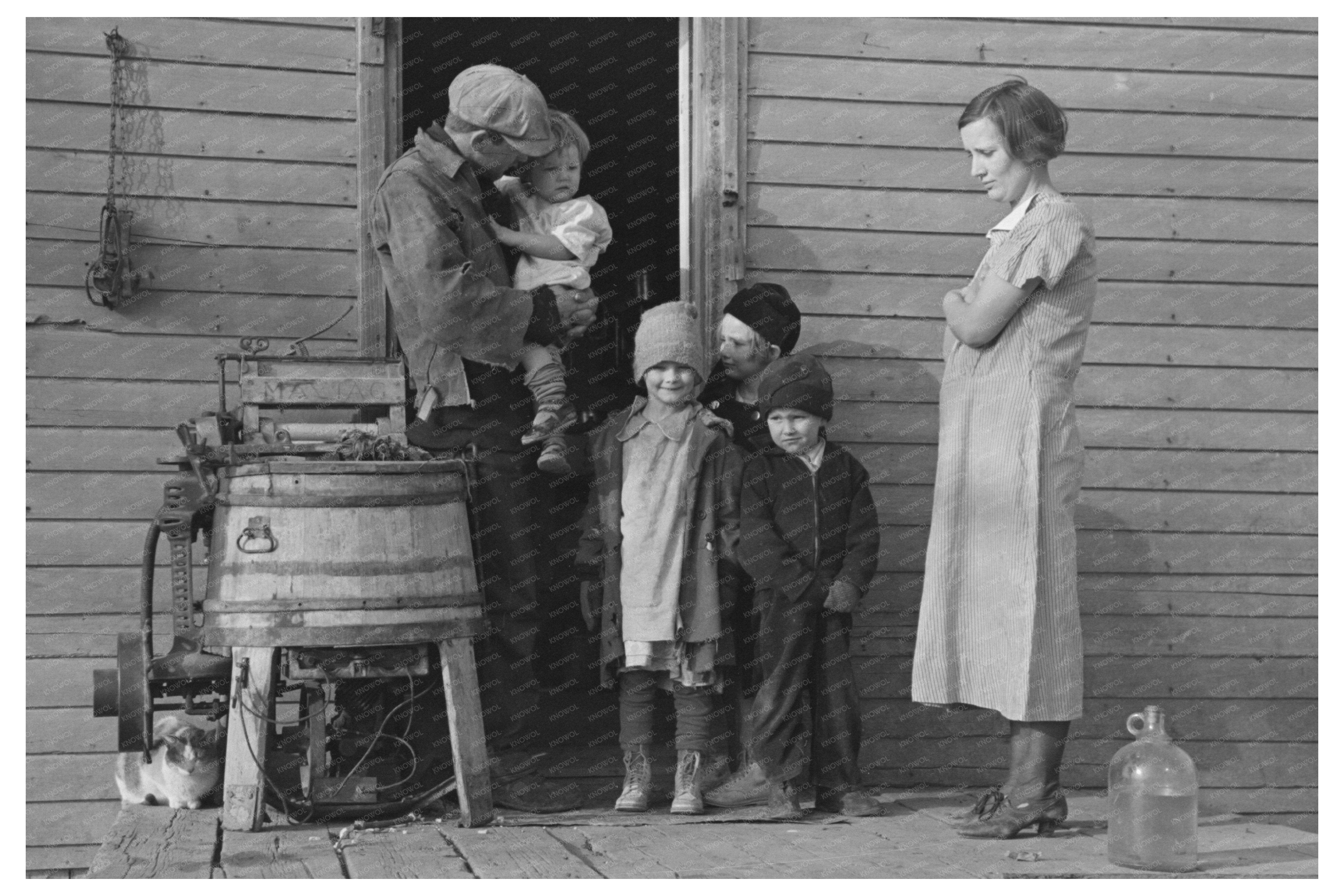 Cook Family Farm in Little Sioux Township Iowa 1936