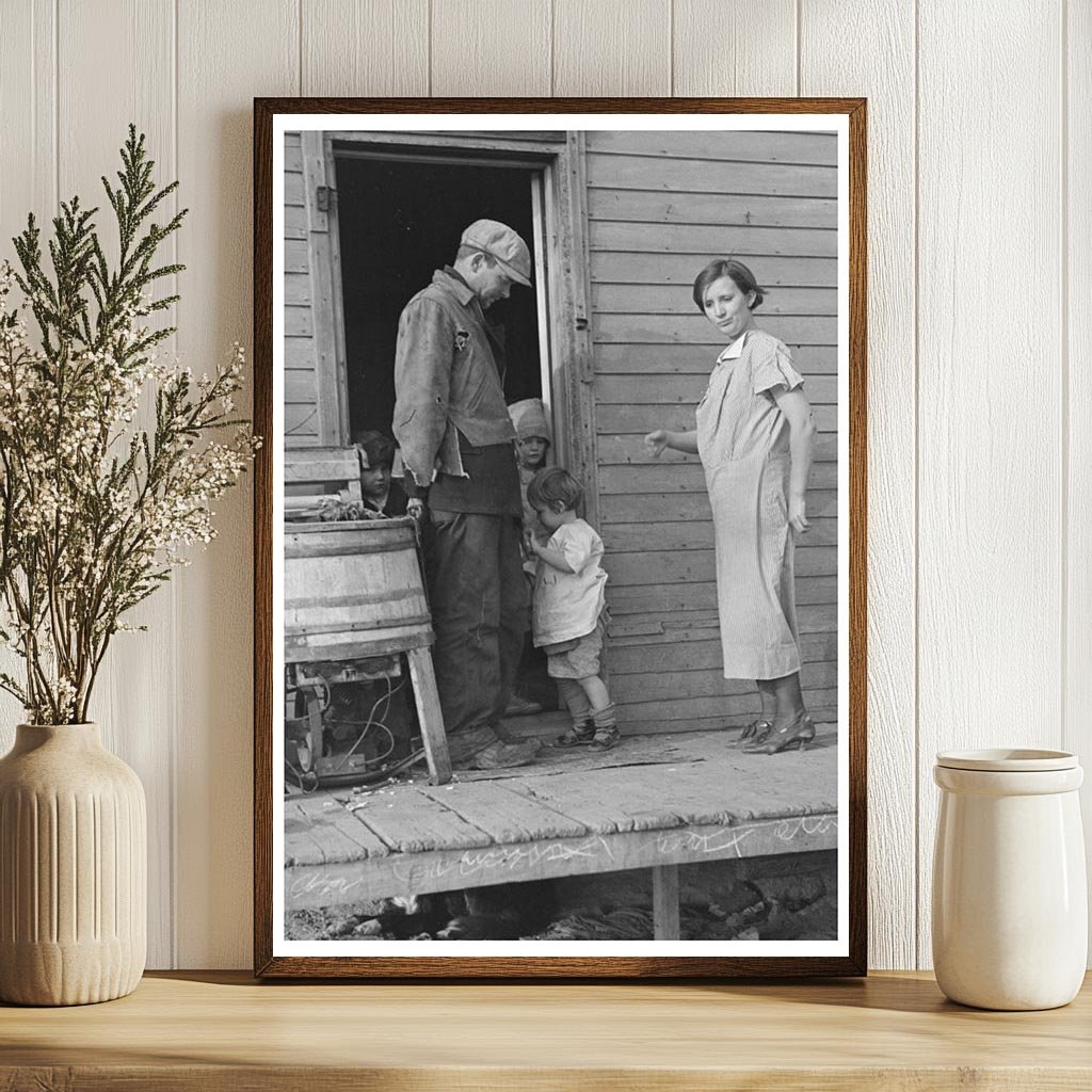 Glen Cook Family Farm in Iowa December 1936 Vintage Photo