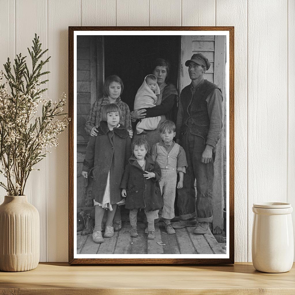 Alfred Atkinson Family Tenant Farmers Iowa 1936