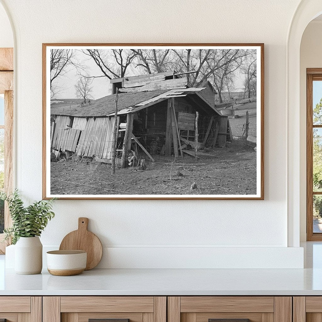 Vintage Tenant Farm in Little Sioux Township Iowa 1936