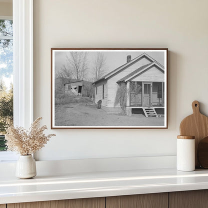 Abandoned Farm Shed Little Sioux Iowa December 1936