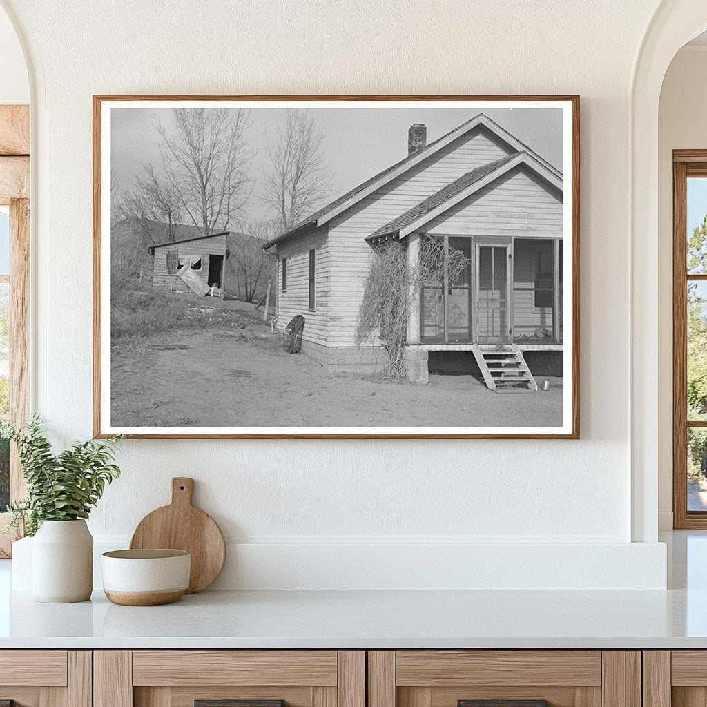 Abandoned Farm Shed Little Sioux Iowa December 1936